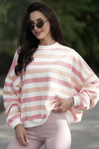 Bluza w paski Lenoshka Multikolor