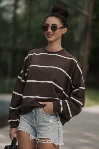 Bluza Relaxing Lenoshka Czekolada beż