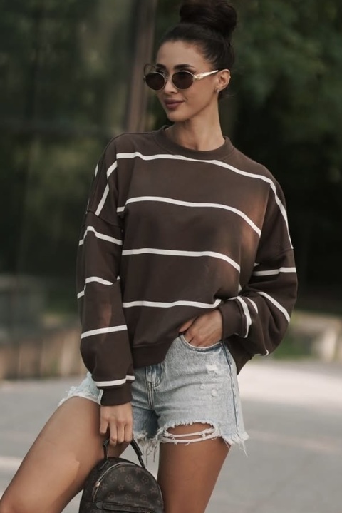 Bluza Relaxing Lenoshka Czekolada beż Bluza Relaxing Lenoshka Czekolada beż