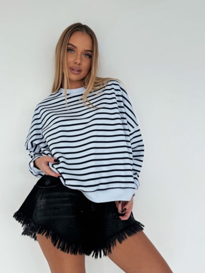 Bluza w paski granatowe Lenoshka Blue