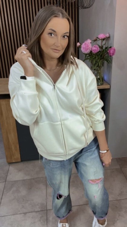 Bluza rozpinana ENJOY Cytryna