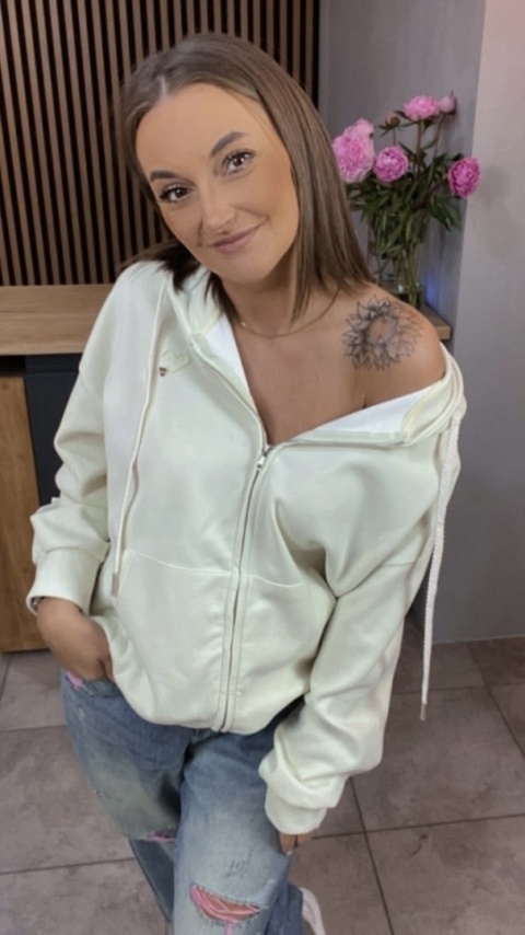 Bluza rozpinana ENJOY Cytryna Bluza rozpinana ENJOY Cytryna