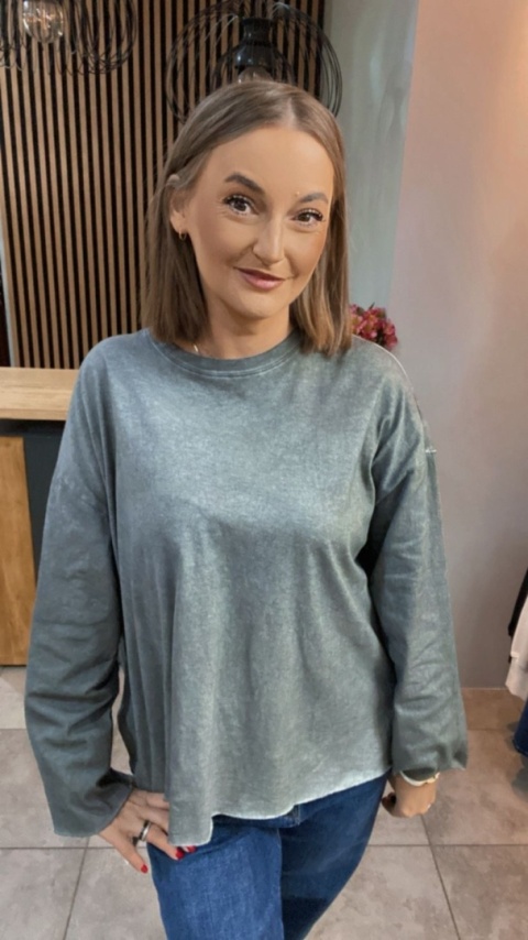 Bluza dekatyzowana basic oversize