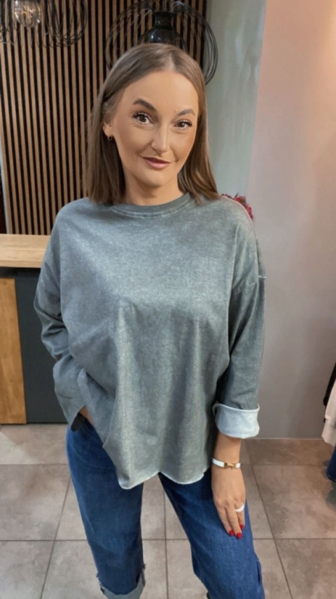 Bluza dekatyzowana basic oversize