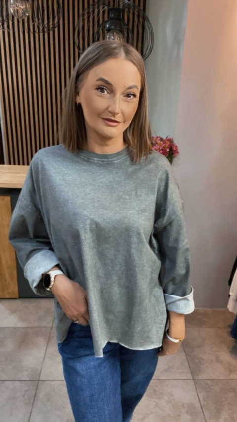 Bluza dekatyzowana basic oversize