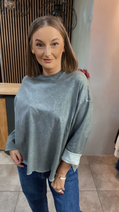 Bluza dekatyzowana basic oversize