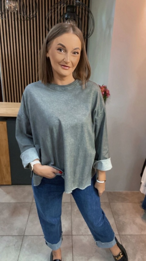 Bluza dekatyzowana basic oversize