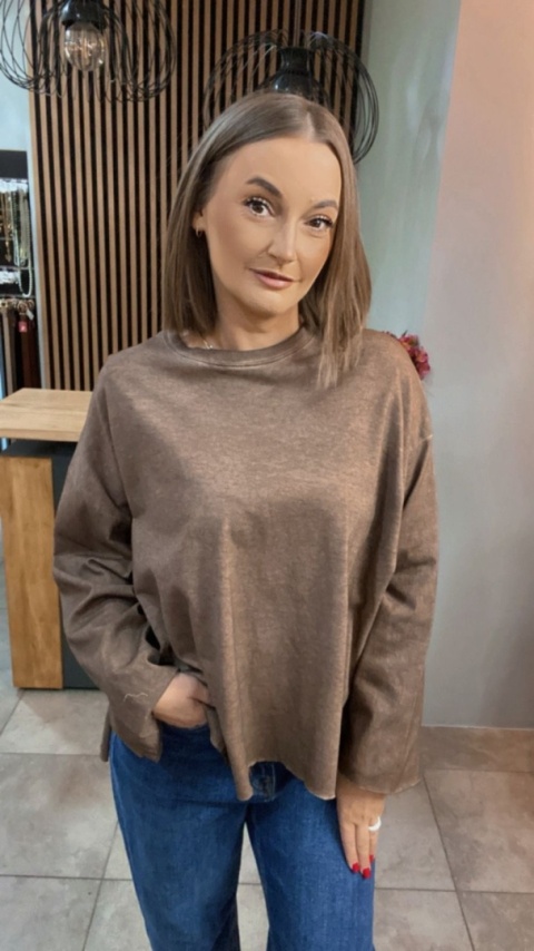 Bluza dekatyzowana basic oversize