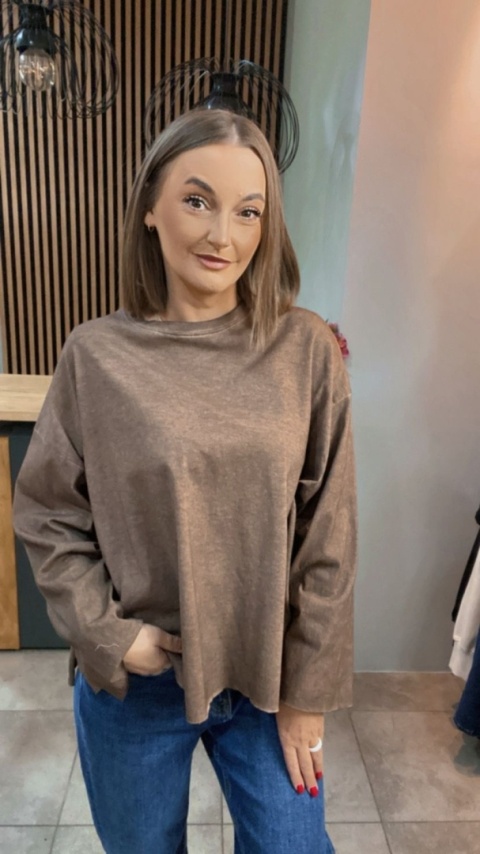 Bluza dekatyzowana basic oversize