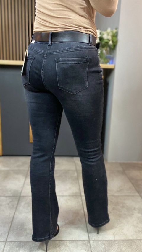 Jeansy dzwony M'SARA - czarne