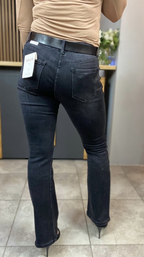 Jeansy dzwony M'SARA - czarne