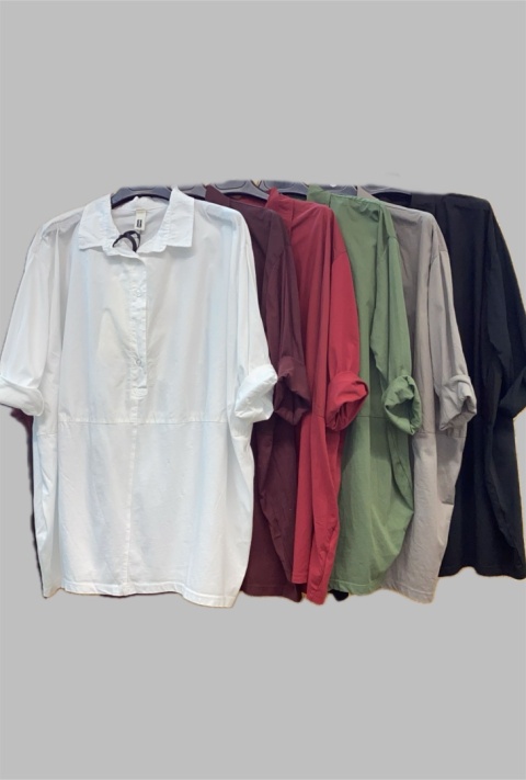 Koszula łączona Wendy Trendy – Burgund