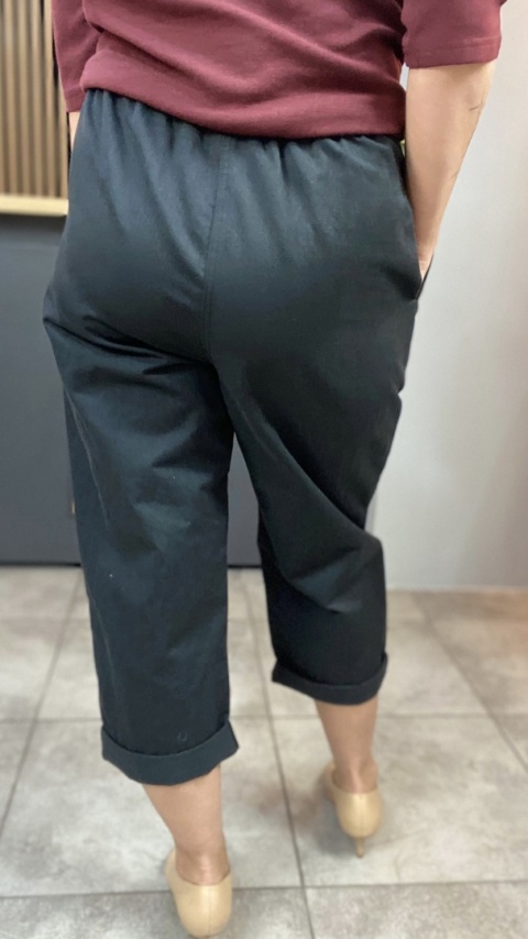 Spodnie troczek Wendy Trendy - Czarne