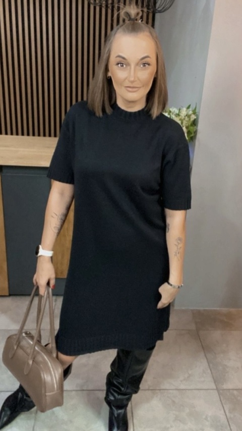 Sukienka dzianinowa Melody - Czarna