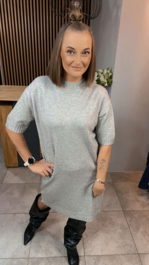 Sukienka dzianinowa Melody - Beżowa