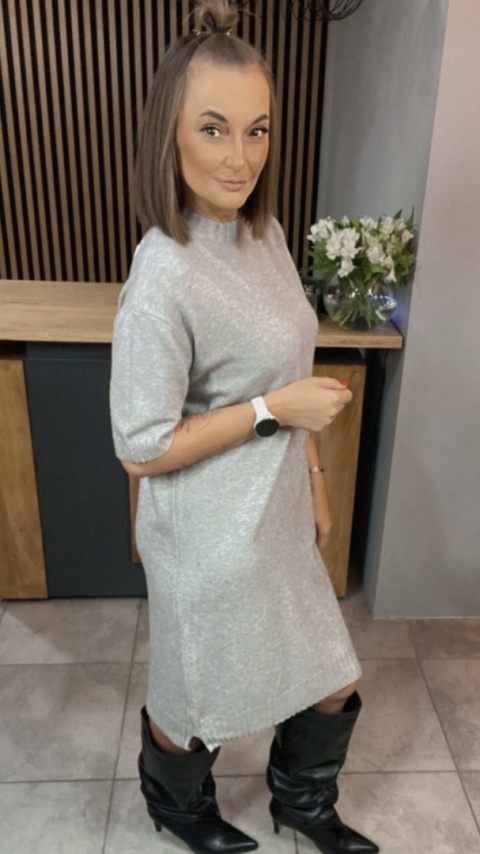 Sukienka dzianinowa Melody - Beżowa