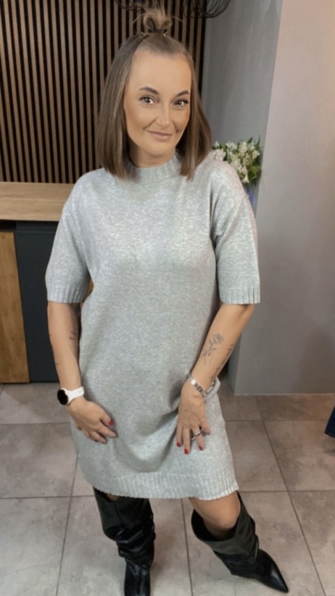 Sukienka dzianinowa Melody - Beżowa