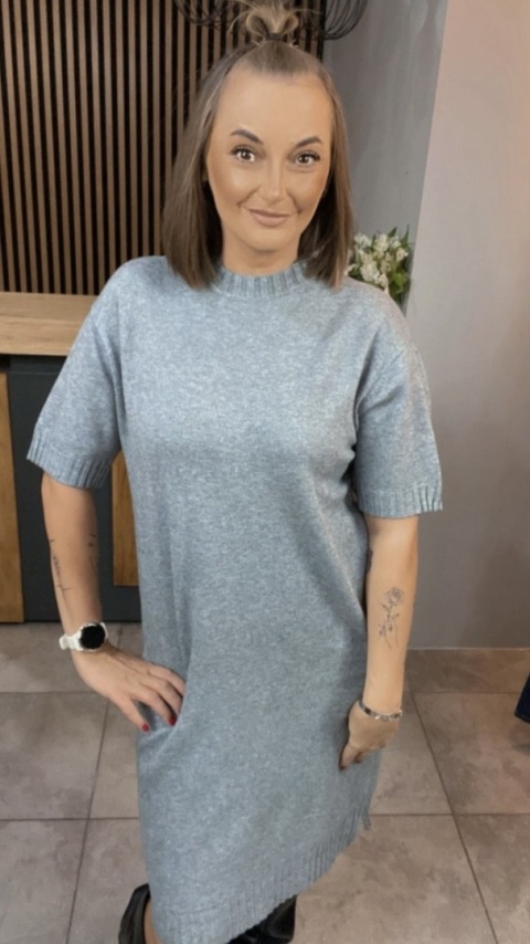 Sukienka dzianinowa Melody – Szara