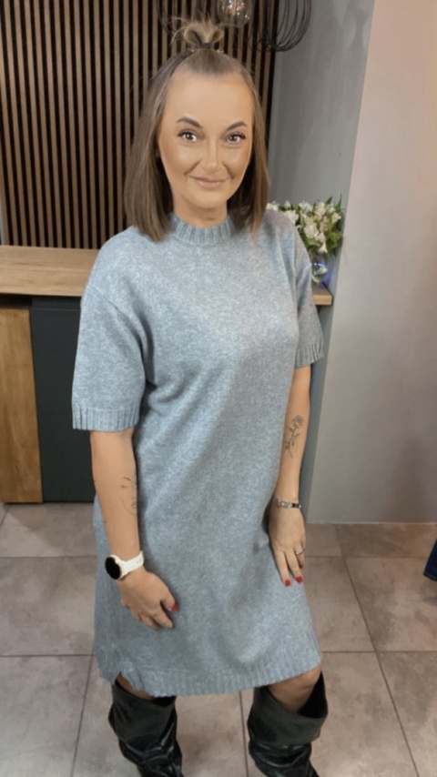 Sukienka dzianinowa Melody – Szara