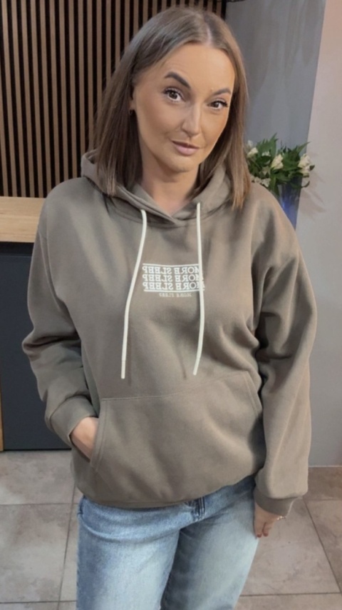 Bluza z kapturem „MORE SLEEP"