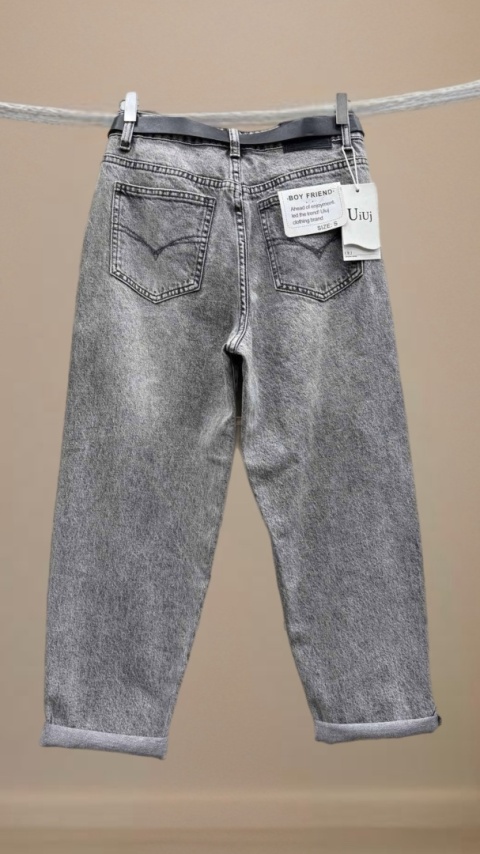 Jeansy Uiuj Boyfriend UBF152-1 – szare