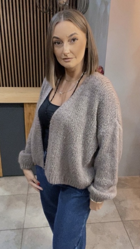 Krótki Kardigan CXL - Fango