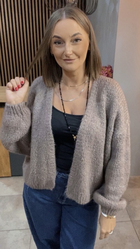 Krótki Kardigan CXL - Fango