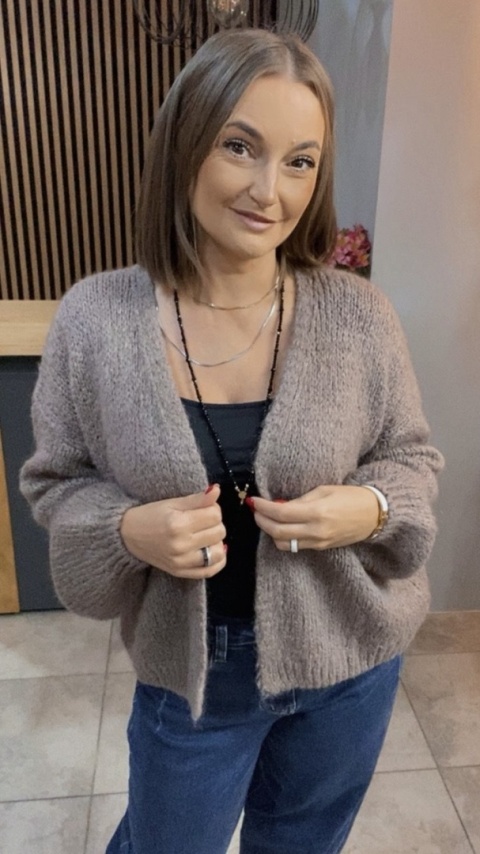 Krótki Kardigan CXL - Fango