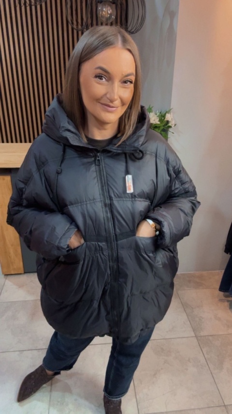 Kurtka „Street Oversize" - Czarna