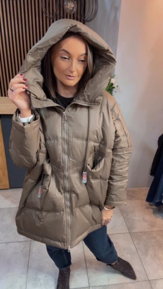 Kurtka „Street Oversize" - Oliwka