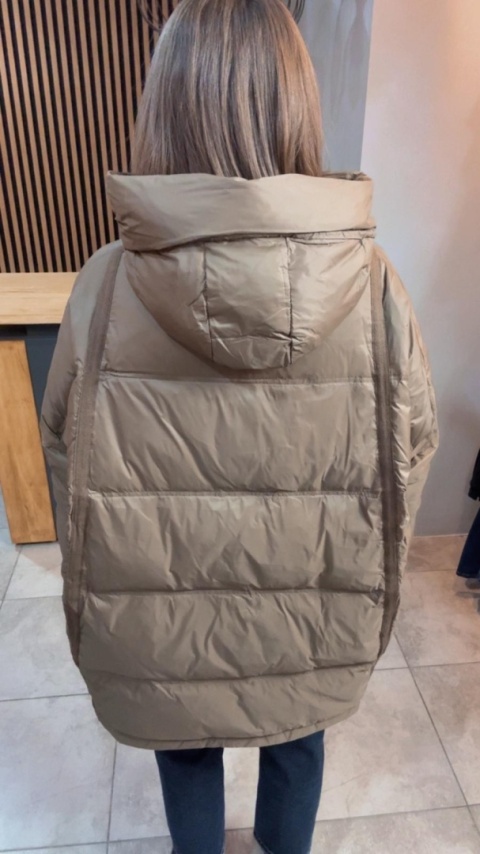 Kurtka „Street Oversize" - Oliwka