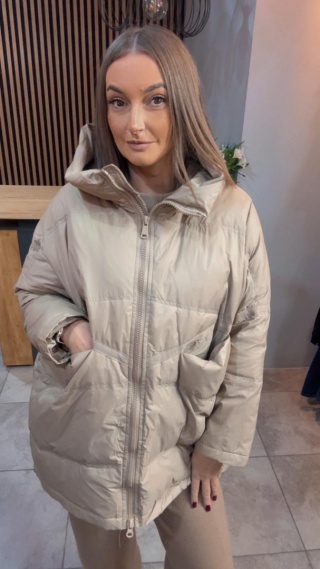 Kurtka „Street Oversize" - Beż