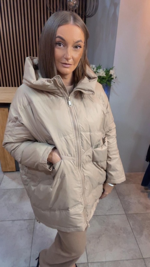 Kurtka „Street Oversize" - Beż