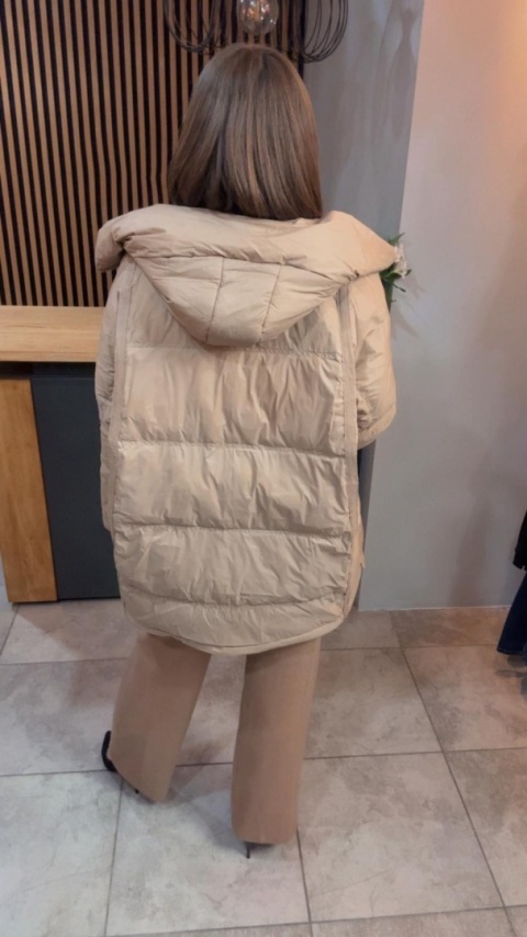 Kurtka „Street Oversize" - Beż