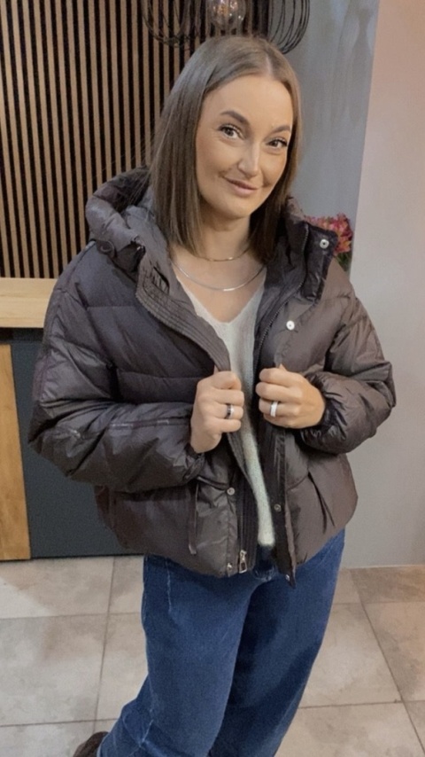 Kurtka puchowa „Aria" - naturalny puch