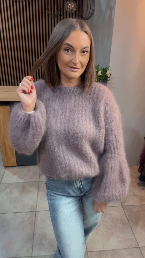 Sweter kid mohair CXL Collection - Fango