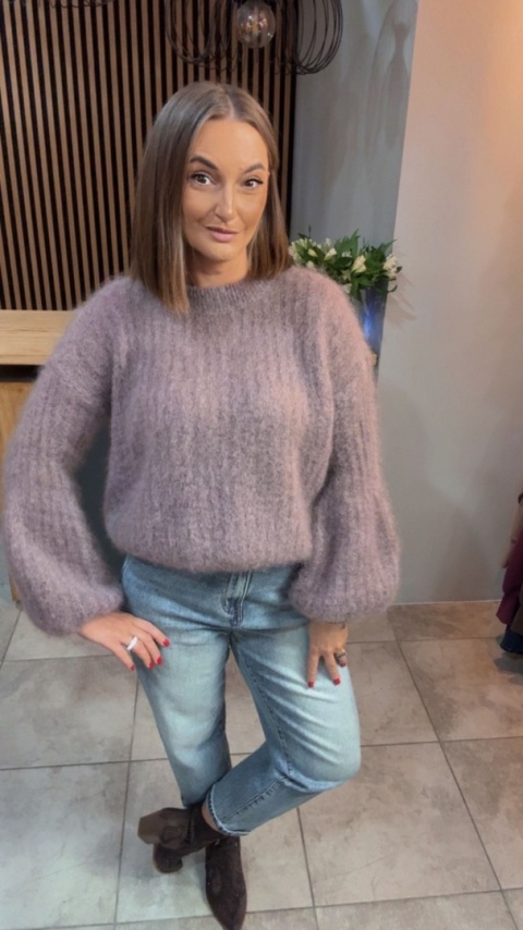 Sweter kid mohair CXL Collection - Fango