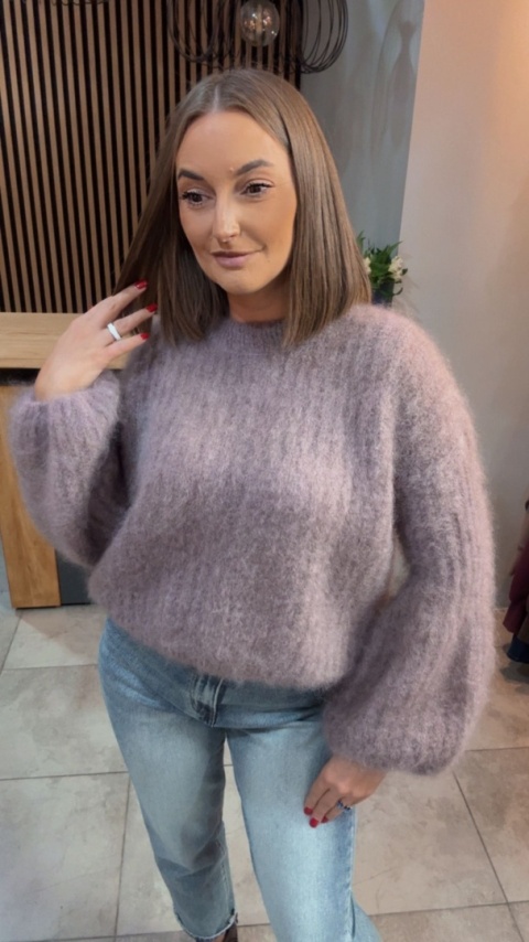 Sweter kid mohair CXL Collection - Fango