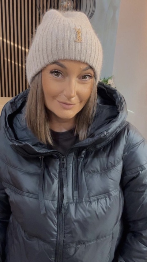 Czapka zimowa YSL - angora - Fango