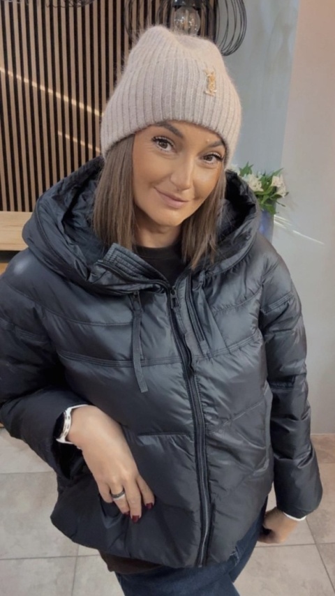 Czapka zimowa YSL - angora - Fango