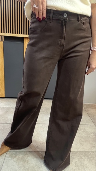 Jeansy 3D Denim - szeroka i długa nogawka