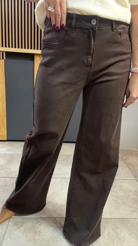 Jeansy 3D Denim - szeroka i długa nogawka