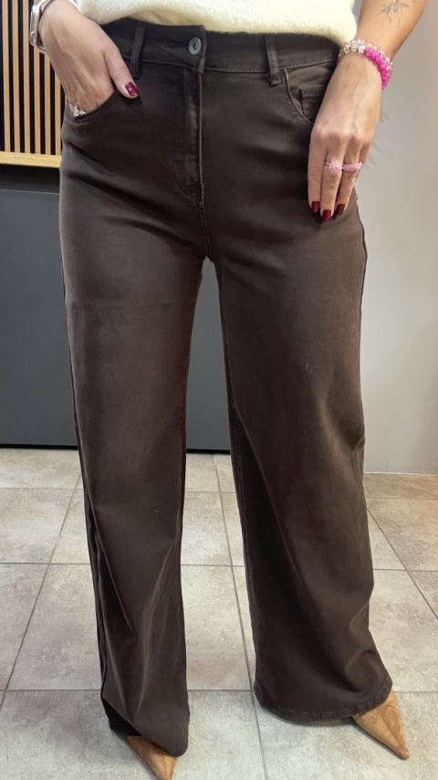 Jeansy 3D Denim - szeroka i długa nogawka