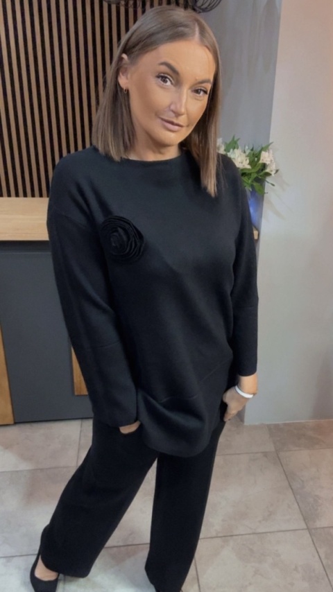 Komplet E-Woman Fashion - Czarny