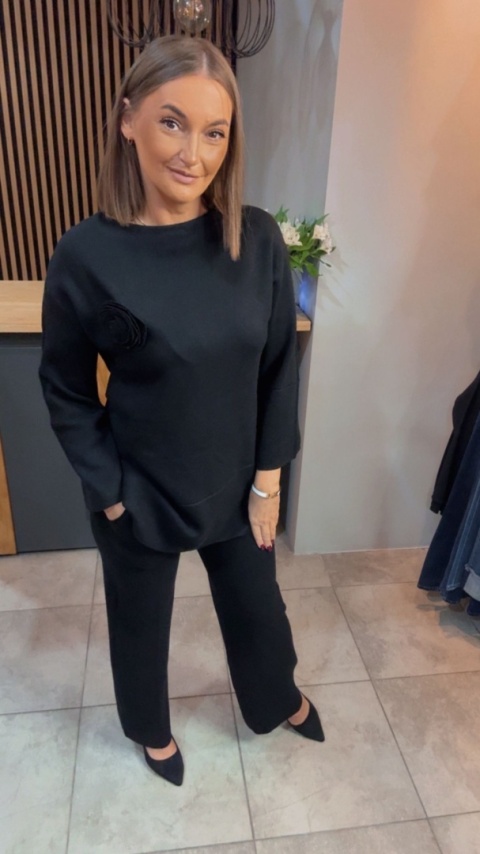 Komplet E-Woman Fashion - Czarny