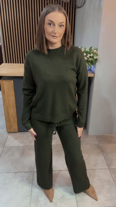 Komplet dzianinowy Melody - Khaki