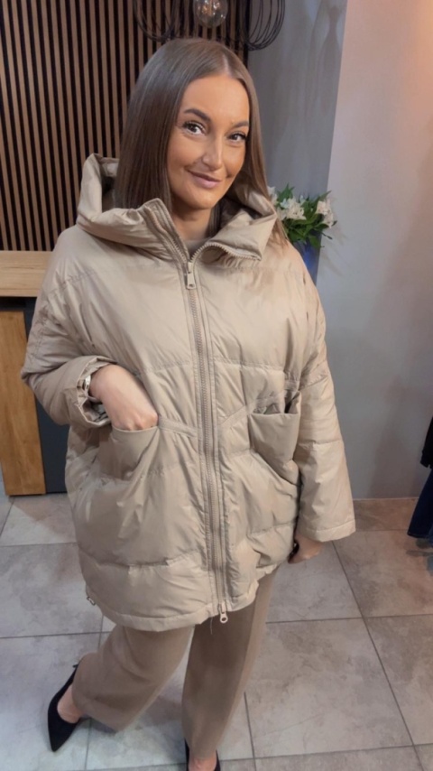 Kurtka „Street Oversize" - Beż