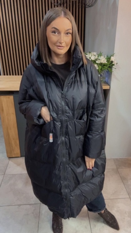 Płaszcz „Street Oversize" - Czarny