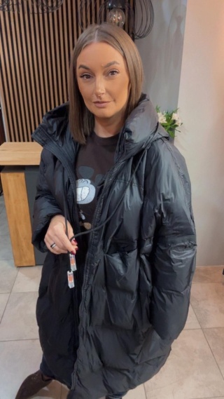 Płaszcz „Street Oversize" - Czarny