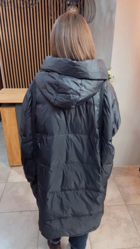 Płaszcz „Street Oversize" - Czarny